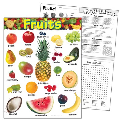 Trend® Learning Charts, Fruits