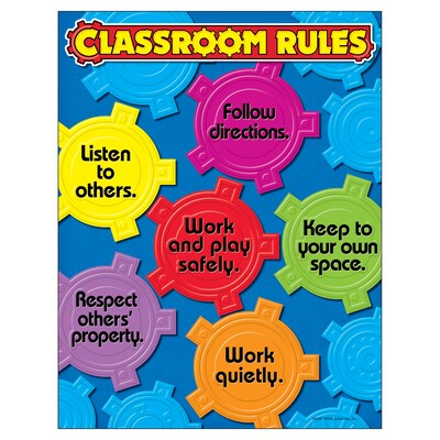 Trend® Learning Charts, Classroom Rules