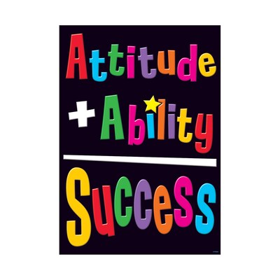Attitude + Ability = Success ARGUS® Poster