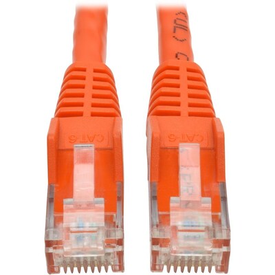 Tripp Lite 15ft Cat6 Snagless Molded Patch Cable UTP Orange RJ45 M/M 15