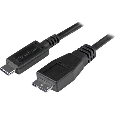 StarTech.com 0.5m USB C to Micro USB Cable, M/M, USB 3.1 (10Gbps), USB 3.1 Type C to Micro USB Type B Cable