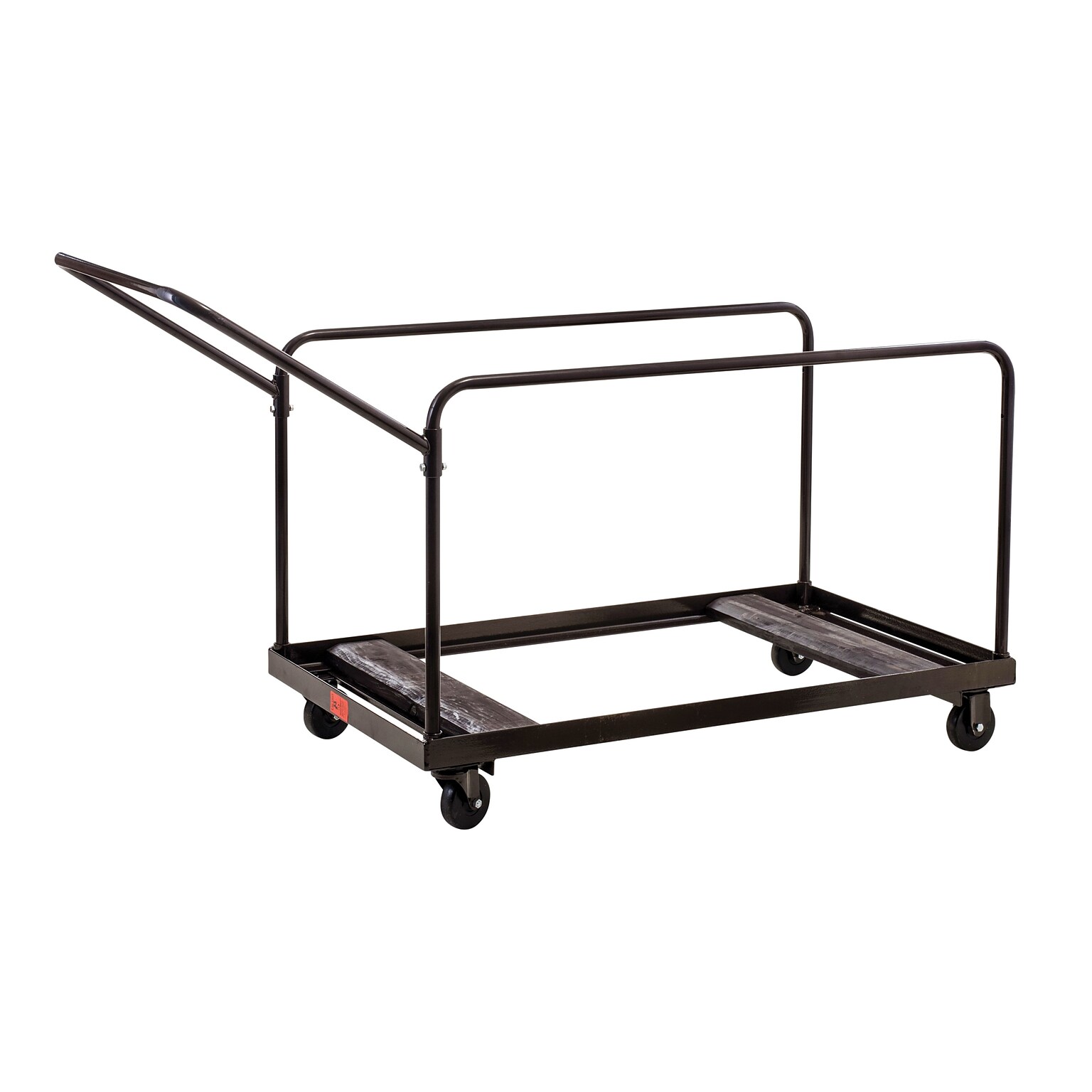 National Public Seating Vertical Storage Folding Table Dolly, 1100 lb. Capacity, Brown (DY-60R)