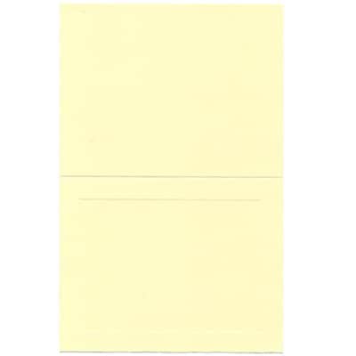 JAM Paper® Blank Foldover Cards, A2 size, 4 3/8 x 5 7/16, Ivory Panel, 100/pack (309914)