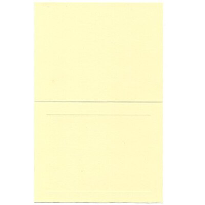 JAM Paper® Blank Foldover Cards, A2 size, 4 3/8 x 5 7/16, Ivory Panel, 100/pack (309914)