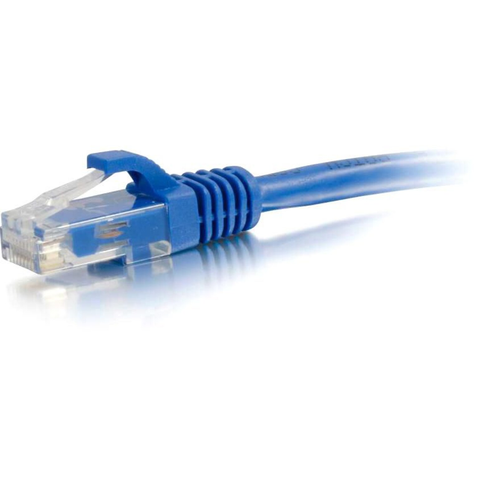 C2G 1ft Cat6a Snagless Unshielded (UTP) Network Patch Cable, Blue