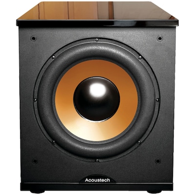 BIC America™ Acoustech H-100II 12 500 W Frontfiring Powered Subwoofer with Black Lacquer Top