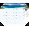 2018 House of Doolittle 22 x 17 Desk Pad Calendar Earthscapes™ Coastlines (178)
