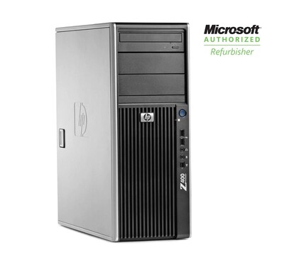 Refurbished HP Z400 Workstation Intel Xeon, 2.4GHZ, 16GB 2TB DVDRW Win10 Home Pro