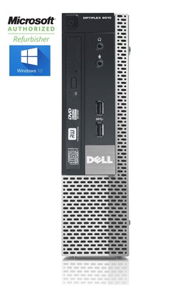 Dell 9010 USFF, Core i7, 3.4GHZ, 8GB, 500GB, Win 10 Pro, Refurbished