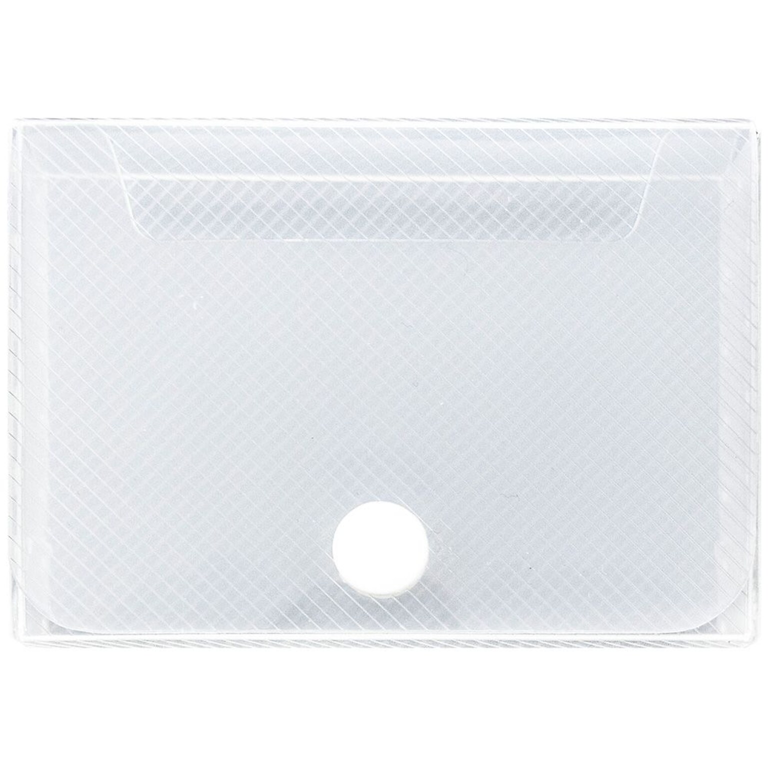 JAM Paper® Large Business Card Holder, 2.25 x 3.25 x 1, Clear, Sold Individually (245232763)