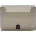 JAM Paper® Large Business Card Holder Case, 2 1/4 x 3 3/4 x 1, Smoke Gray, Sold Individually (245232765)