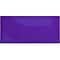 JAM Paper Plastic Pencil Case, Snap Button Pencil Case Box, Purple (166532743)