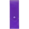 JAM Paper® Pencil Cases, Slim Pencil Case, Purple, Sold Individually (166532856)