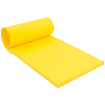 JAM Paper® Paper Pad, 5 x 7 Brite Hue Yellow, 50 Sheets, 3/pack (211632732)