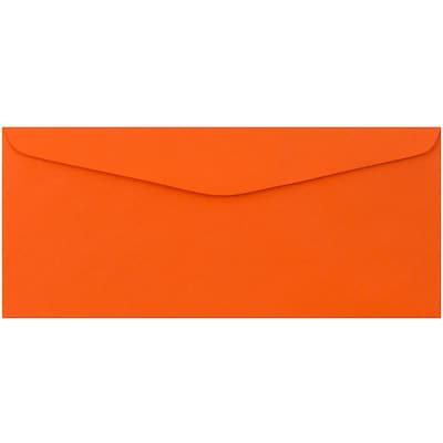 JAM Paper #9 Business Envelope, 3 7/8 x 8 7/8, Orange, 25/Pack (1532899) | Quill