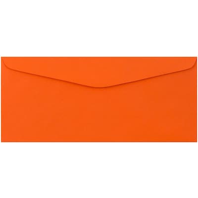 JAM Paper #9 Business Envelope, 3 7/8 x 8 7/8, Orange, 25/Pack (1532899)