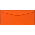 JAM Paper® #9 Business Colored Envelopes, 3.875 x 8.875, Orange Recycled, Bulk 1000/Carton (1532899b)