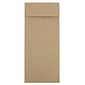 JAM Paper #11 Policy Business Envelope, 4 1/2" x 10 3/8", Brown Kraft, 50/Pack (2119018855I)