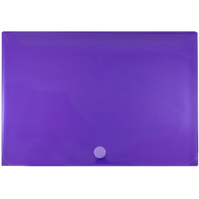 JAM Paper Plastic Index Card Case, 8 3/8 x 5 3/4 x 1 3/8, Purple, Sold Individually (374032789) | Quill
