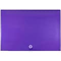 JAM Paper® Plastic Index Card Case, 6 1/8 x 3 3/4 x 1, Purple, Sold Individually (374032784)