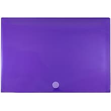 JAM Paper® Plastic Index Card Case, 8 3/8 x 5 3/4 x 1 3/8, Purple, Sold Individually (374032789)