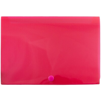 JAM Paper® Plastic Index Card Case, 8 3/8 x 5 3/4 x 1 3/8, Red, Sold Individually (374032790)
