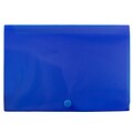 JAM Paper® Plastic Index Card Case, 6 1/8 x 3 3/4 x 1, Blue, Sold Individually (374032782)