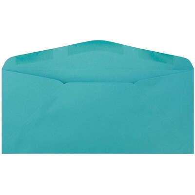JAM Paper #9 Business Envelope, 3 7/8 x 8 7/8, Sea Blue, 50/Pack (1532901I)