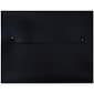 JAM Paper 6 Pocket Plastic Expanding File with Snap Closure, Letter Size, 9 x 13, Black, Sold Individually (339932771)