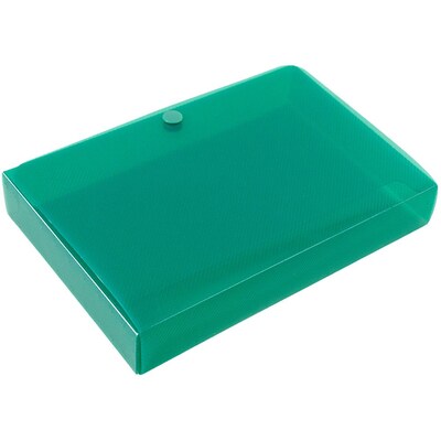 JAM Paper® Plastic Index Card Case, 6 1/8 x 3 3/4 x 1, Green, Sold Individually (374032783)