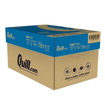 Quill Brand® 30% Recycled 8.5 x 11 Multipurpose Paper, 20 lbs., Blue, 500  sheets/Ream (720559)