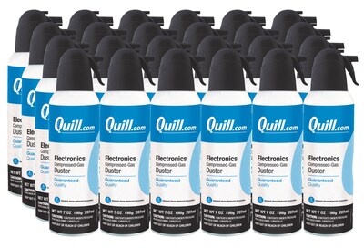 Quill Brand® Electronics Duster; 7oz. Spray Can, 24-Pack