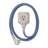 360 Electrical Habitat + USB™ Harmony Collection 6FT Braided Extension Cord with USB Ports, Summer T