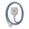 360 Electrical Habitat + USB™ Harmony Collection 6FT Braided Extension Cord with USB Ports, Summer Twilight