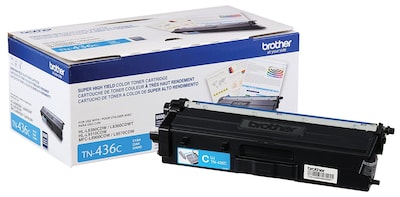 Brother TN436 Black/Cyan/Magenta/Yellow Super High Yield Toner and DR431CL Drum, 5-Pack