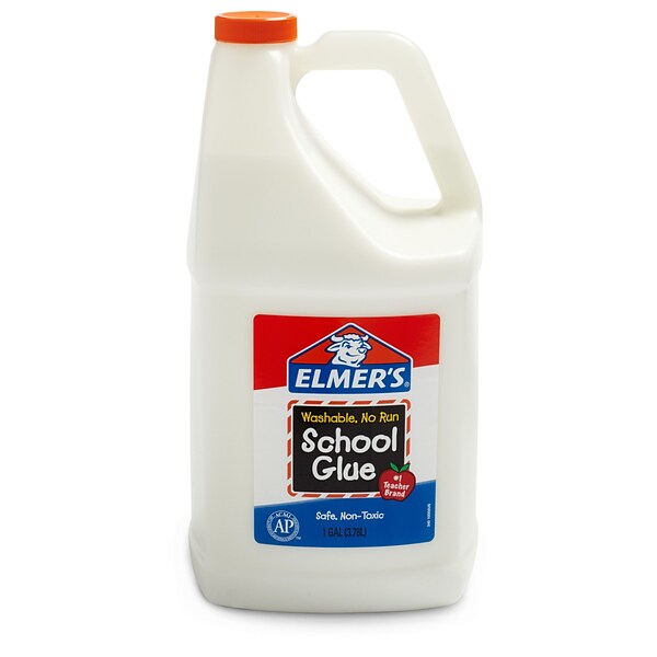 Elmers Washable School Glue, White, 1 Gallon