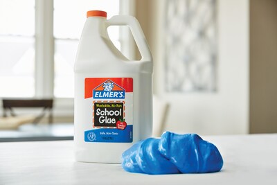 Elmer's Liquid School Glue, Clear, Washable, 1 Gallon - Great for Making  Slime