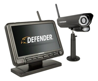 Defender PHOENIXM2 Digital Wireless 7 Monitor DVR Security System with Night Vision Camera and SD Card Recording