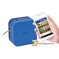 P-touch CUBE Smartphone Dedicated Label Maker with Bluetooth Wireless Technology, Blue
