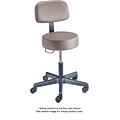 Brewer Value Plus Series Gas Lift Stool with Backrest, Clam Shell