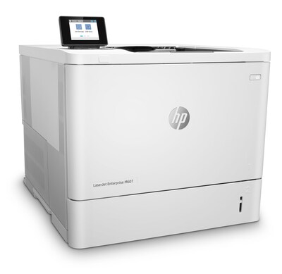 HP LaserJet Enterprise M607n Black & White Laser Printer, Single-Function, Print (K0Q14A#BGJ)
