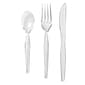 Dixie Plastic Assorted Cutlery Keeper, Heavy-Weight, Clear, 180/Pack (CH0180DX7)