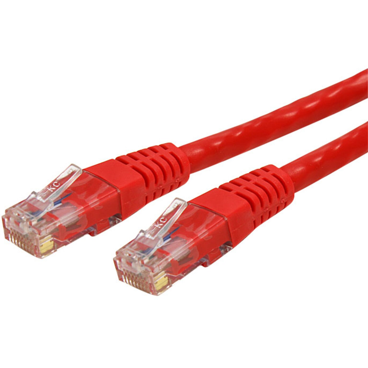 StarTech Patch cable, RJ-45 (M), RJ-45 (M) -25 ft, ( CAT 6 ), ETL, Red