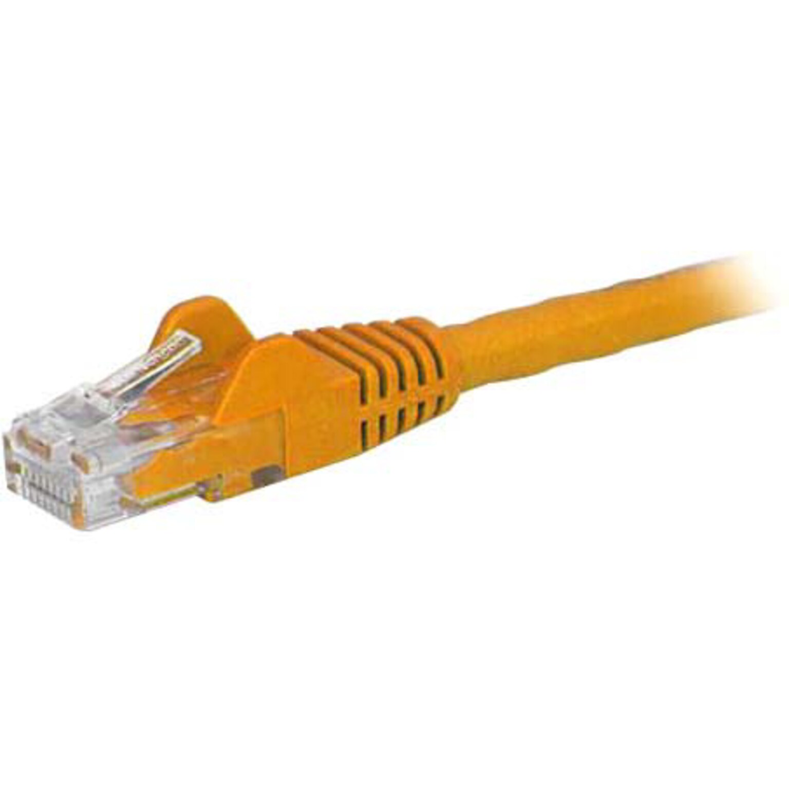 StarTech 20ft Orange Cat6 Patch Cable with Snagless RJ45 Connectors, Long Ethernet Cable, 20 ft Cat 6 UTP Cable