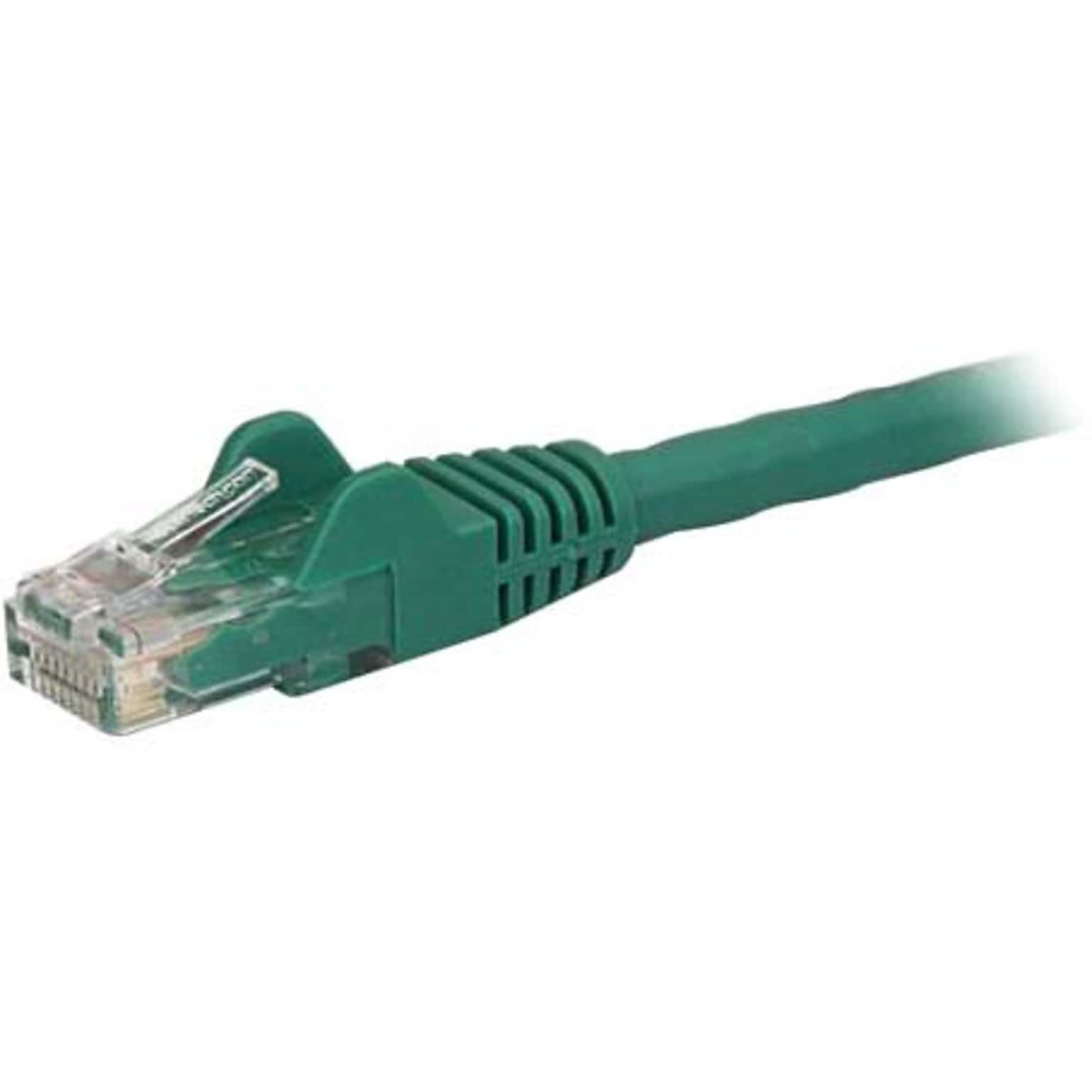 StarTech 6in Green Cat6 Patch Cable with Snagless RJ45 Connectors, Short Ethernet Cable, 6 inch Cat 6 UTP Cable