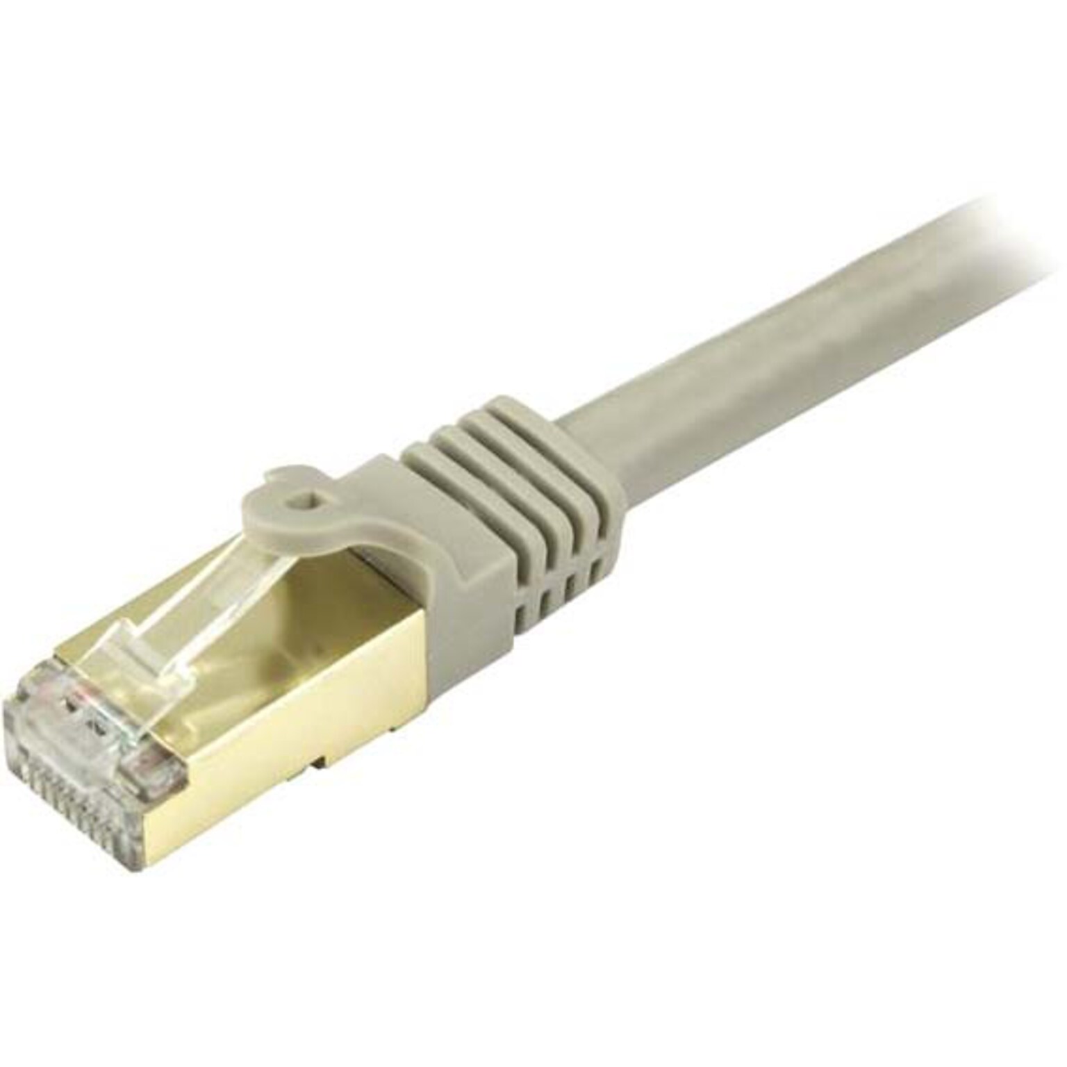 StarTech 6ft Gray Cat6a Shielded Patch Cable, Cat6a Ethernet Cable, 6 ft Cat 6a STP Cable, Snagless RJ45 Ethernet Cord