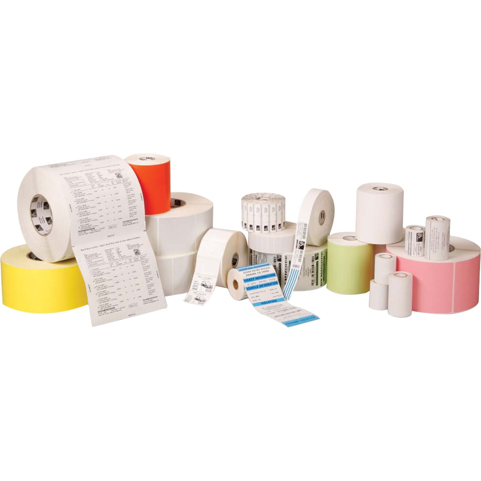 Zebra 8000D Lab Thermal Transfer Label, 2 x 10017573 1/4
