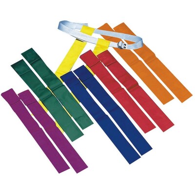 S&S Flag Football Set, Green, 12/Pk