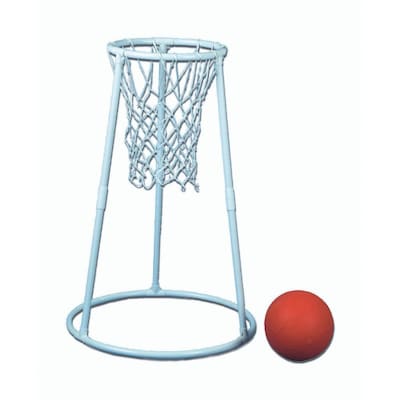 S&S Deluxe Floor Basketball Goal and Ball (W8232)