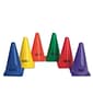 Spectrum™ Cones, 9", Assorted Colors, 6/Pk